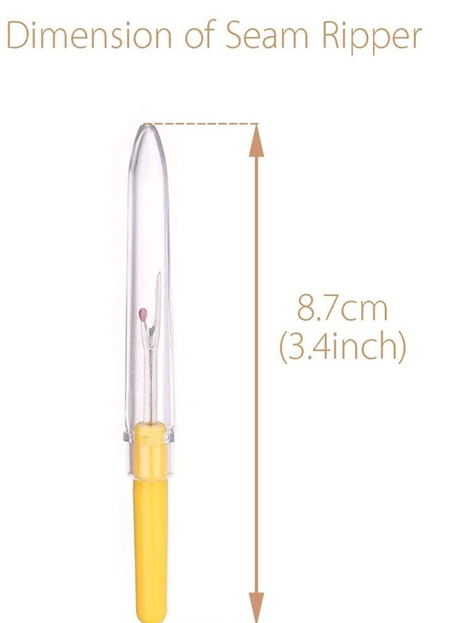 Jasol Stitch Opener Seam Ripper Stitch Unpicker Stainless Steel Sewing Tool 4 Pcs - Image 2